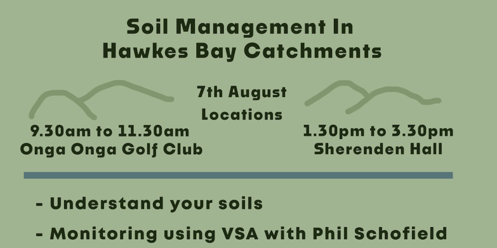 Soil Management In Hawkes Bay Catchments Workshop Soil Management In Hawkes Bay Catchments Workshop